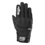 Gants cuir / textile femme furygan jet lady all seasons d3o evo noir / bla