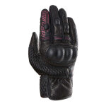 Gants cuir / textile femme furygan td air noir / blanc / rose - xs