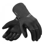 Gants cuir / textile femme rev'it chevak gore - tex ladies noir - s