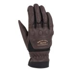 Gants cuir / textile femme segura lady butch marron - t6