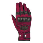 Gants cuir / textile femme segura lady tampico bordeaux - t8