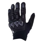 Gants cuir / textile fox racing bomber ce black - s