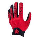 Gants cuir / textile fox racing bomber lt ce fluo red - s