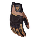 Gants cuir / textile fox racing bomber pro air brun kaki fonc� - s