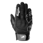 Gants cuir / textile furygan jet neon d3o noir / blanc - l