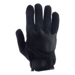 Gants cuir / textile helstons dune noir / noir - t9