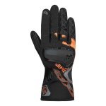 Gants cuir / textile ixon gravel air noir / orange - xs