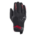 Gants cuir / textile ixon mig 2 noir / rouge - 3xl