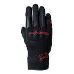 Gants cuir / textile rst s - 1 mesh noir / rouge - xl