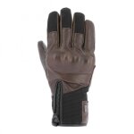 Gants cuir / textile v'quattro boston 18 marron - m