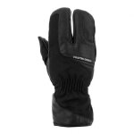 Gants cuir / textile v'quattro sparrow 18 noir - m