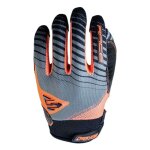 Gants enfant bmx five race gris / orange - xs