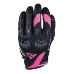 Gants femme five stunt evo airflow woman noir / rose fluo - s