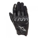 Gants textile / cuir alpinestars smx - 1 air v2 noir - 3xl