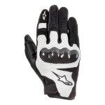 Gants textile / cuir alpinestars smx - 1 air v2 noir / blanc - m