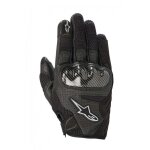 Gants textile / cuir femme alpinestars stella smx - 1 air v2 noir / blanc - l