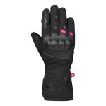 Gants textile / cuir femme ixon pro rescue 3 ladies noir / fuschia - xs