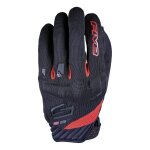Gants textile five rs3 evo noir / rouge - m