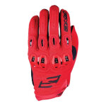 Gants textile five stunt evo 2 rouge - s