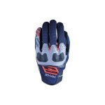 Gants textile five tfx4 bleu / rouge - m