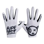 Gants vélo long vtt gist faster ride fast noir / blanc - l Gants vélo long vtt gist faster ride fast noir / blanc - l