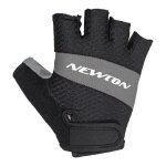 Gants v�lo newton tech courts gris / noirs - s