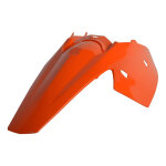 Garde - boue arri�re + plaques lat�rales polisport type origine orange