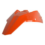 Garde - boue arri�re + plaques lat�rales polisport type origine orange
