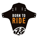Garde - boue avant vtt reverse mudfender born to ride noir / orange