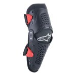 Genouill�res enfant alpinestars sx - 1 youth noir / rouge - s / m