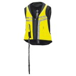 Gilet airbag held air vest ii noir / jaune fluo - s