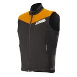 Gilet alpinestars session race noir / orange fluo - xl