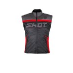 Gilet enduro shot bodywarmer lite 3. 0 noir / rouge - m