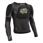 Gilet de protection acerbis x - air noir / jaune - s / m