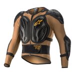 Gilet de protection cross alpinestars bionic action camel / noir - s Gilet de protection cross alpinestars bionic action camel / noir - s