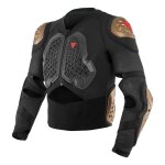 Gilet de protection dainese mx1 safety jacket copper or / noir / rouge - l