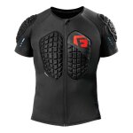 Gilet de protection enfant g - form mx - 360 impact noir / rouge
