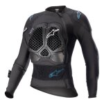 Gilet de protection femme alpinestars bionic action v2 noir / cyan - l Gilet de protection femme alpinestars bionic action v2 noir / cyan - l