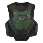 Gilet de protection icon softcore noir / camo vert - s Gilet de protection icon softcore noir / camo vert - s