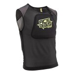 Gilet de protection sans manches acerbis x - air noir / jaune - s / m