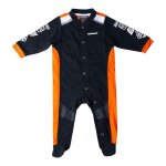 Grenouillère kenny enfant racing noir / orange fluo - 6 Grenouillère kenny enfant racing noir / orange fluo - 6