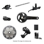 Groupe complet vtt shimano xt m8200 di2 12 vitesses p�dalier 34 casse