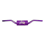 Guidon krm pro ride �28, 6 violet et holographique avec mousse