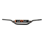Guidon krm pro ride noir / orange avec mousse
