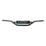 Guidon krm pro ride noir / turquoise avec mousse