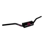 Guidon noir / rose krm pro ride � 28, 6 avec mousse