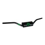 Guidon noir / vert krm pro ride � 28, 6 avec mousse