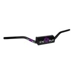 Guidon noir / violet krm pro ride � 28, 6 avec mousse