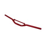 Guidon replay street alu rouge avec barre de renfort
