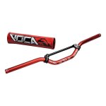 Guidon voca racing scooter rouge mousse rouge